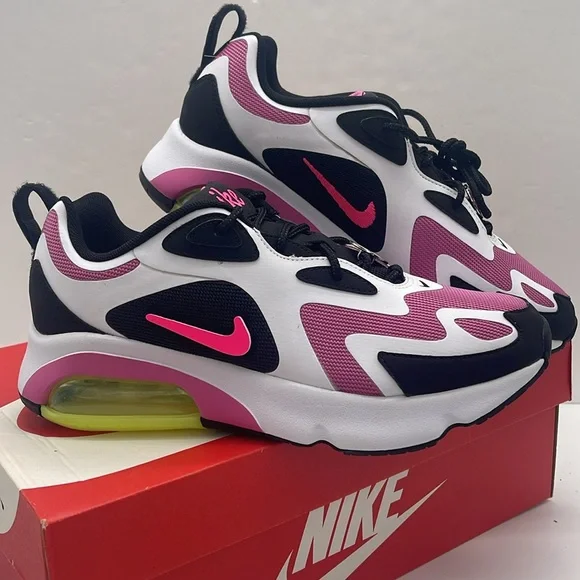 Nike WMNS AIR MAX 200 Sneakers 
BLACK/HYPER PINK CU4745 001 - Picture 7 of 16
